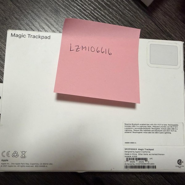 Apple Magic Trackpad - White