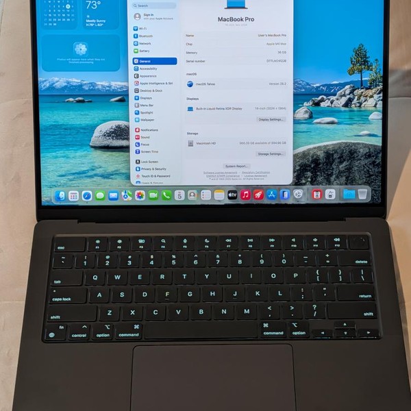 MacBook Pro 2024 - 14 inch - 1 TB, Space Black, 36 GB, Apple M4 Max 14-core