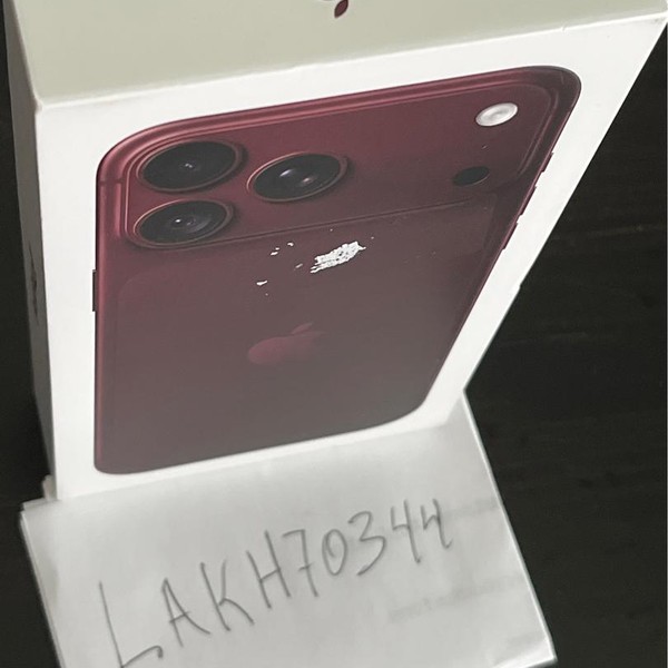 Apple iPhone 18 Pro Max - Unlocked, 256 GB, Burgundy, a3473