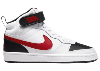 Nike Court Borough Mid 2 White University Red (GS) for sale