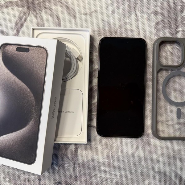Apple iPhone 15 Pro Max - Unlocked, 1 TB, Natural, A2849