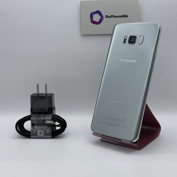 Samsung Galaxy S8 Plus - Unlocked, 64 GB, Silver, 4 GB, SM-G955U1