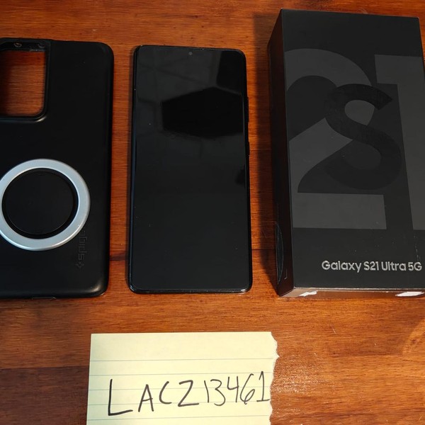 Samsung Galaxy S21 Ultra 5G - Unlocked, 256 GB, Titanium, 12 GB, SM-G998U1