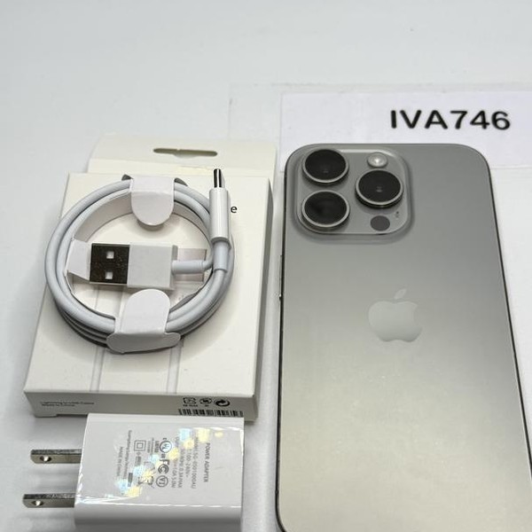 Apple iPhone 15 Pro - Unlocked, 128 GB, Natural, A2848