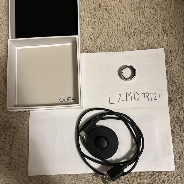 Oura Ring Gen 3 - Silver, Size 9, Horizon