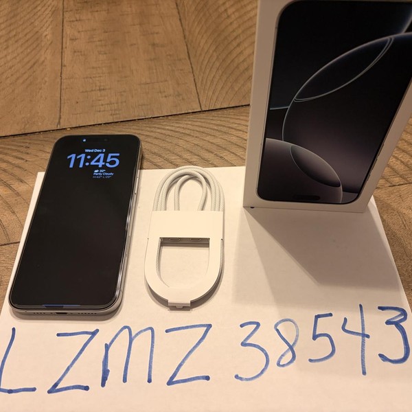 Apple iPhone 16 Pro Max - Unlocked, 512 GB, White, A3084