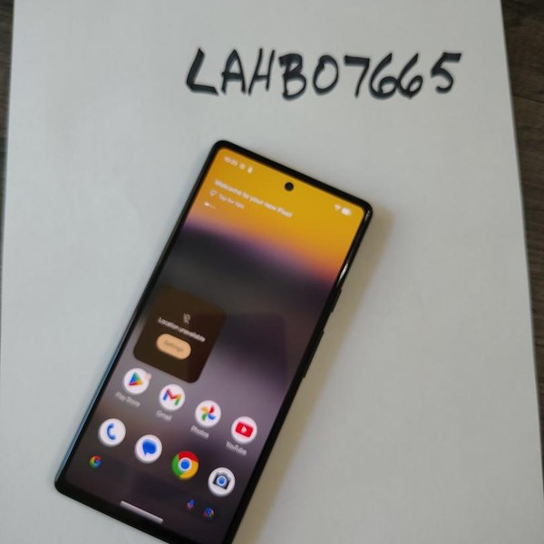 Google Pixel 6a - Unlocked, 128 GB, Charcoal, 6 GB, GX7AS