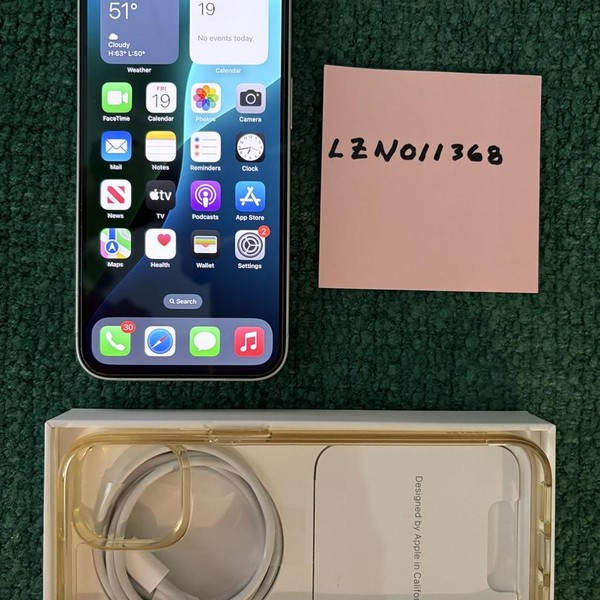 Apple iPhone 14 - Unlocked, 256 GB, Starlight, A2649