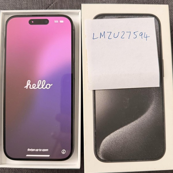 Apple iPhone 15 Pro - Verizon, 128 GB, Black, A2848