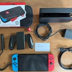 Good Nintendo Switch - OLED - 64 GB, Red & Blue