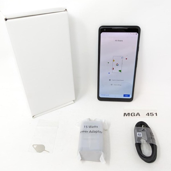Google Pixel 2 XL - Unlocked, 64 GB, Black, Google Edition
