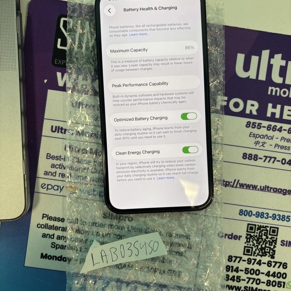 Apple iPhone 12 Pro - Unlocked, 128 GB, Pacific Blue, A2341