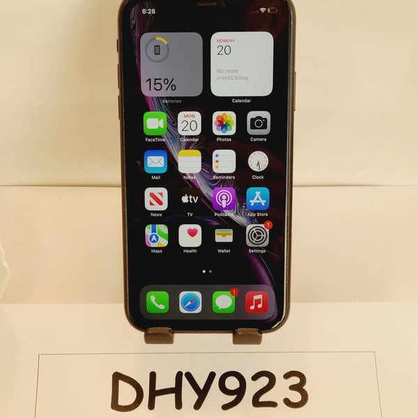 Apple iPhone Xr - Unlocked, 64 GB, Black, A1984