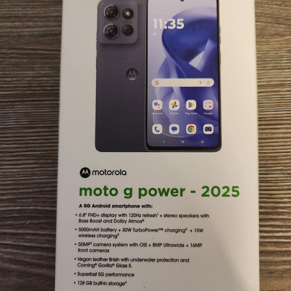 Moto G Power 5G (2025) - Cricket, 128 GB, Slate Gray, 8 GB