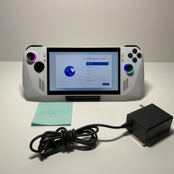 Asus ROG Ally 7 inch - 512 GB, White, 16 GB, AMD Ryzen Z1, Ryzen Z1