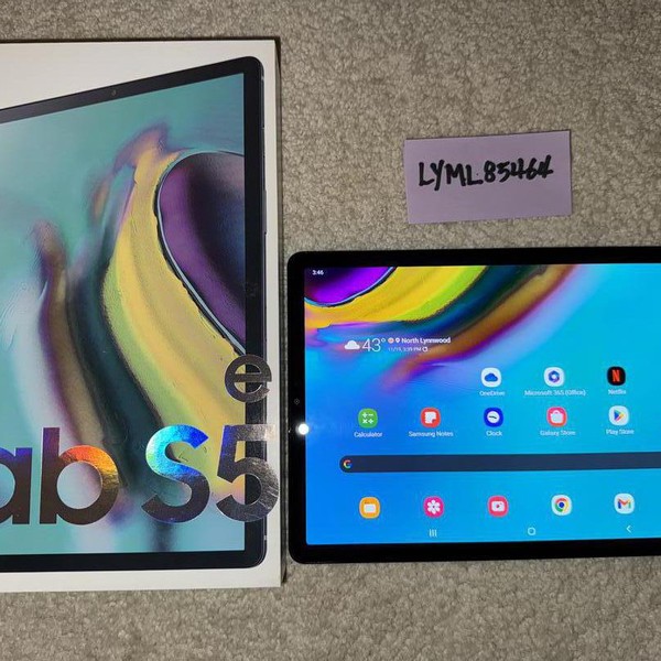 Samsung Galaxy Tab S5e - Wi-Fi, 128 GB, Black, 6 GB, SM-T720