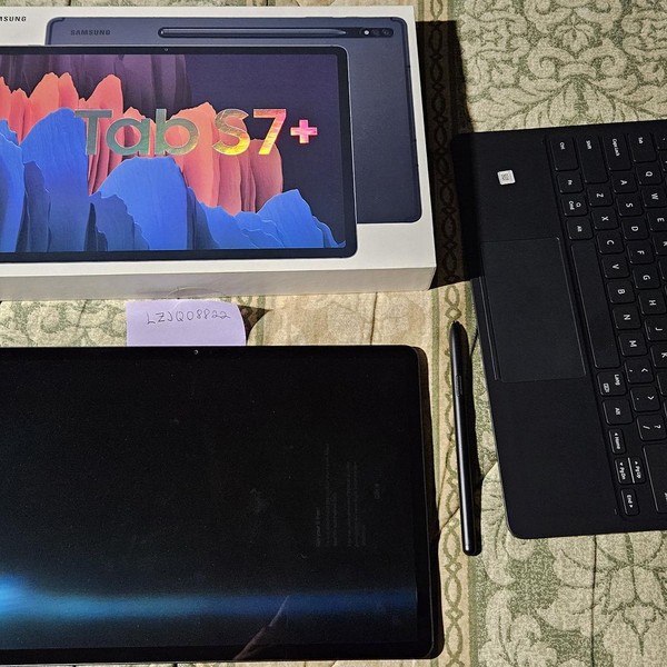 Samsung Galaxy Tab S7 Plus - Wi-Fi, 512 GB, Mystic Black, 8 GB, SM-T970, Wi-Fi