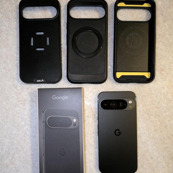 Google Pixel 9 Pro - T-Mobile, 256 GB, Obsidian, 16 GB, GR83Y