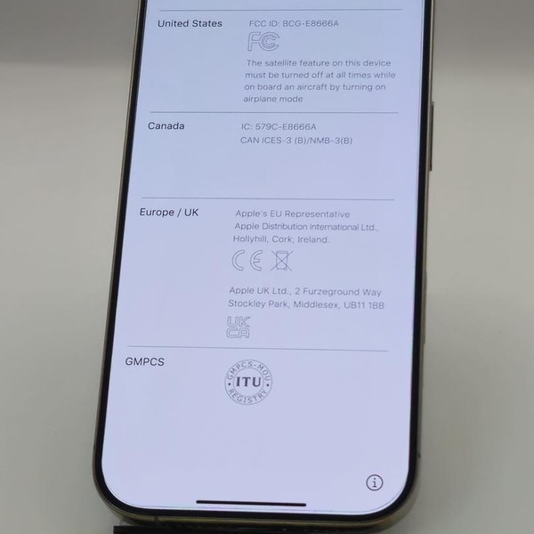 Apple iPhone 16 Pro - Unlocked, 256 GB, Natural, A3083