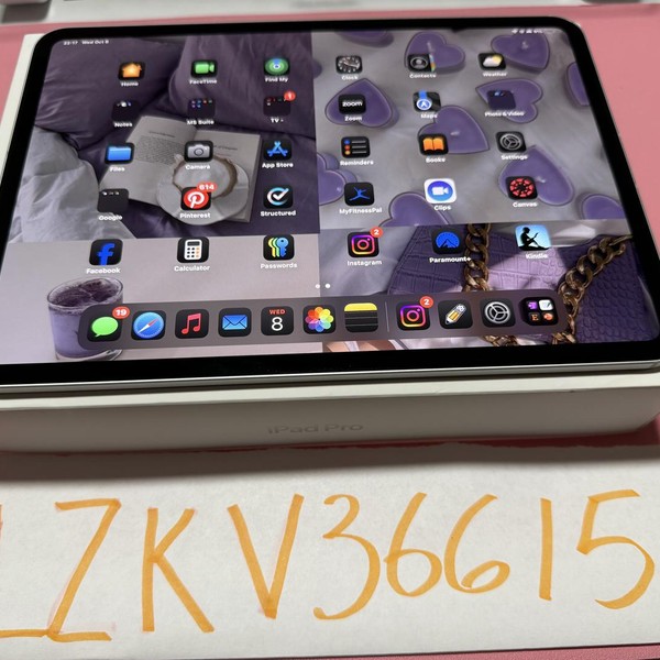 Apple iPad Pro 11 inch (M4) 2024 - Unlocked, 512 GB, Silver, 8 GB, A2837, Standard Glass