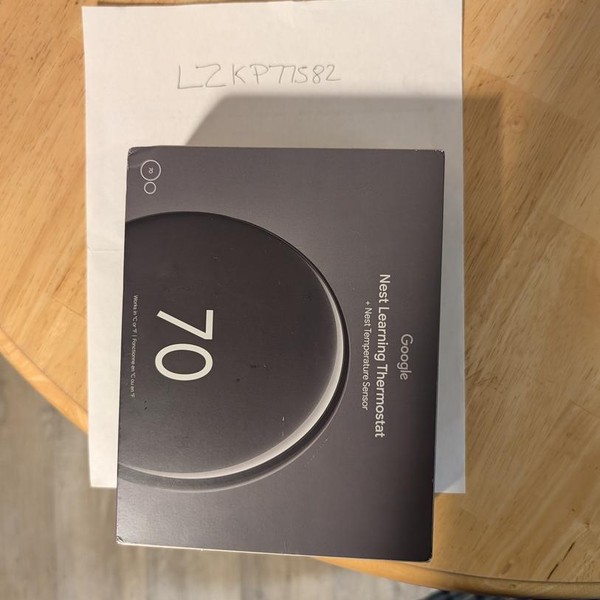 Nest Learning Thermostat 4th gen - Obsidian