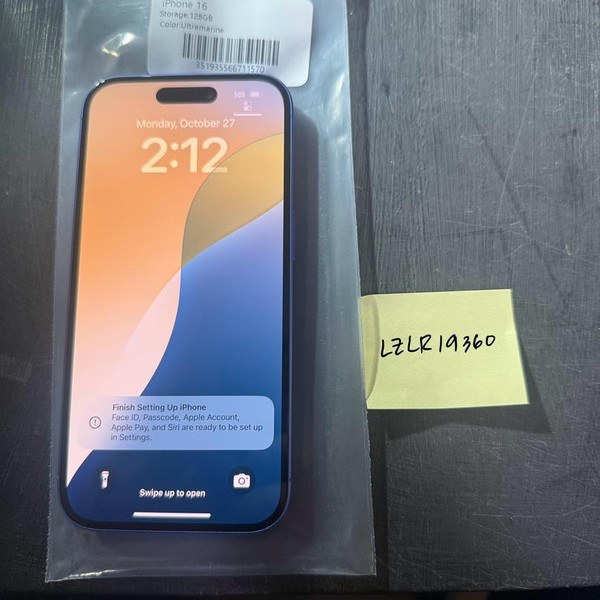 Apple iPhone 16 - T-Mobile, 128 GB, Ultramarine, A3081