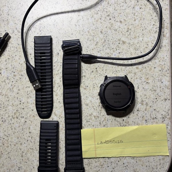 Garmin Fenix 6X - Black, Pro Solar