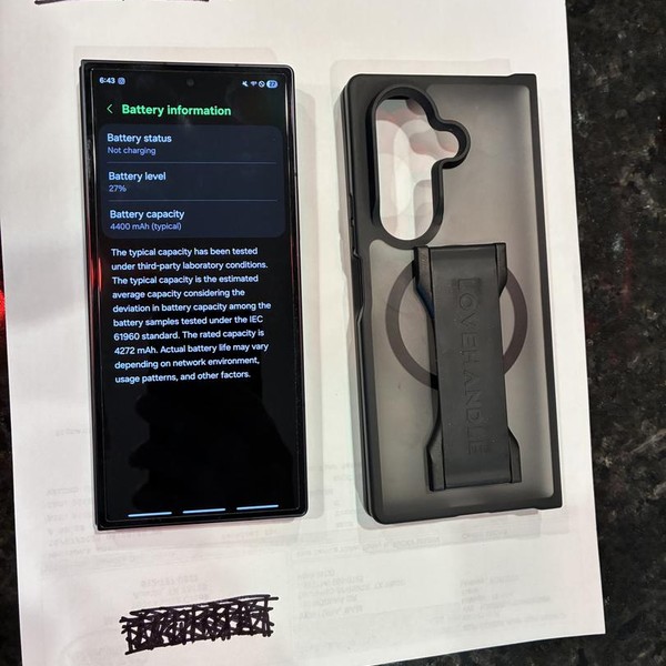 Samsung Galaxy Z Fold7 - Unlocked, 256 GB, Jetblack, 12 GB, SM-F966U1