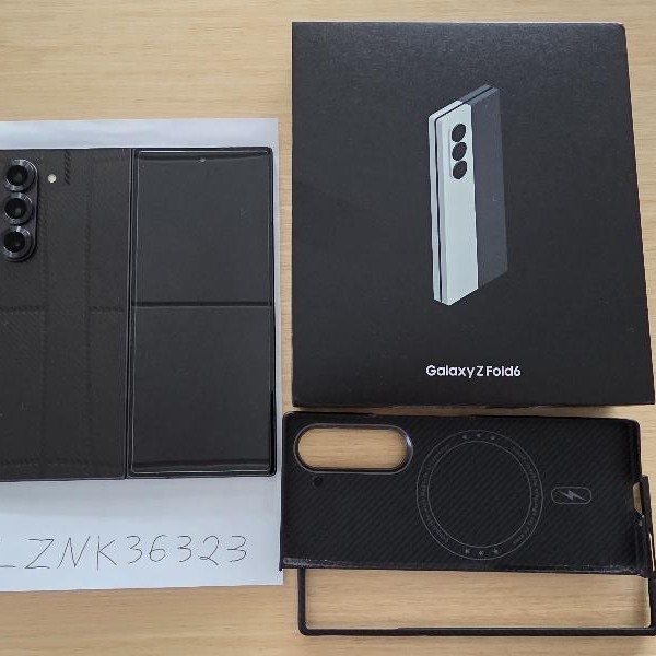 Samsung Galaxy Z Fold6 - Unlocked, 256 GB, Black, 12 GB, SM-F956U1