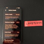 Good Apple iPhone 16 Pro - Unlocked, Black, 128 GB, A3083