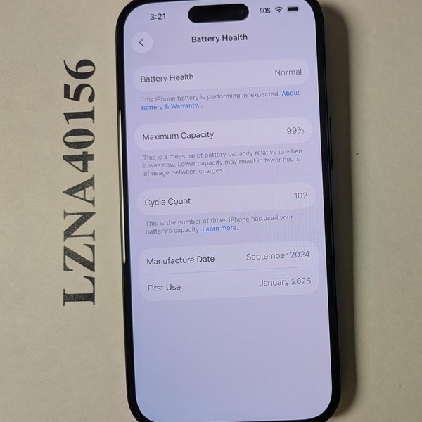 Apple iPhone 15 - Unlocked, 128 GB, Black, A2846