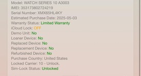 New
													Apple Watch Series 10 46mm - Unlocked, Black, A3003 - Cellular, Aluminum, photo 5 of 7