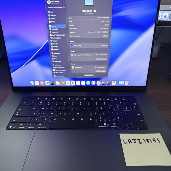 MacBook Pro 2026 - 16 inch (M5) - 2 TB, Space Black, 64 GB, Apple M5 Max 18-core (40-core GPU), Standard Display