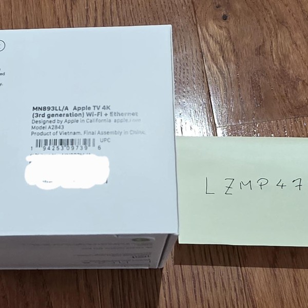 Apple TV 4k 3rd Gen (2022) - 128 GB, Wi-Fi + Plus Ethernet