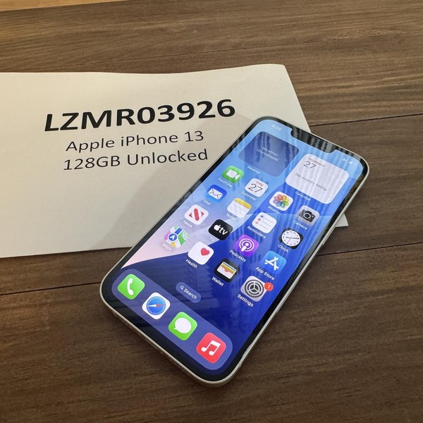 Apple iPhone 13 - Unlocked, 128 GB, Starlight, A2482