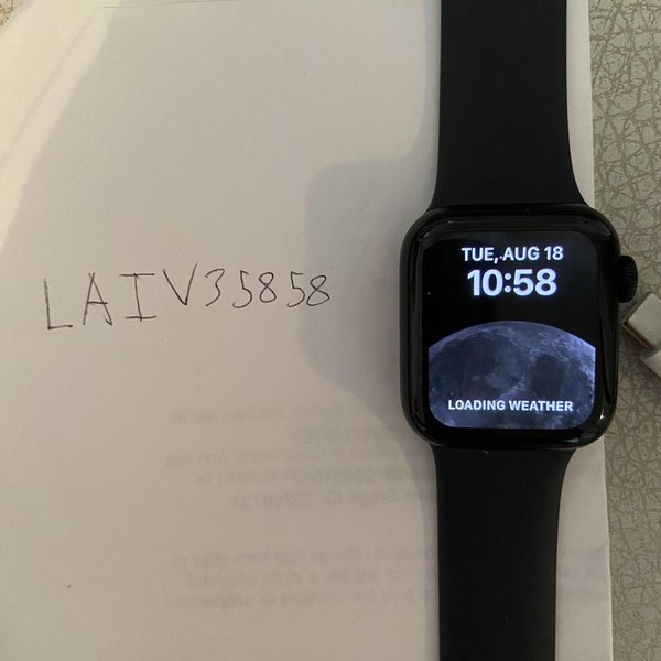 Apple Watch SE (2nd Gen) 40mm - Unlocked, Midnight, A2726 - Cellular, Aluminum
