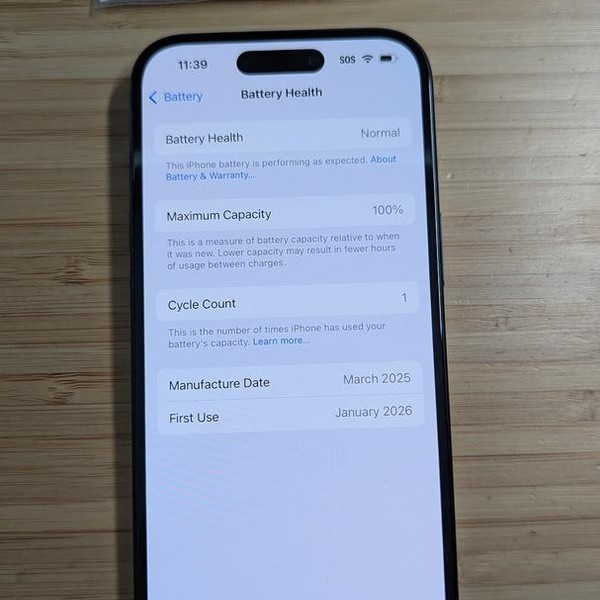 Apple iPhone 15 - Unlocked, 128 GB, Black, A2846