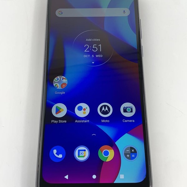 Moto G Pure - TracFone, 32 GB, Navy Blue, 3 GB