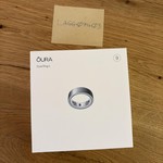 New Oura Ring Gen 4 - Brushed Silver, Size 9