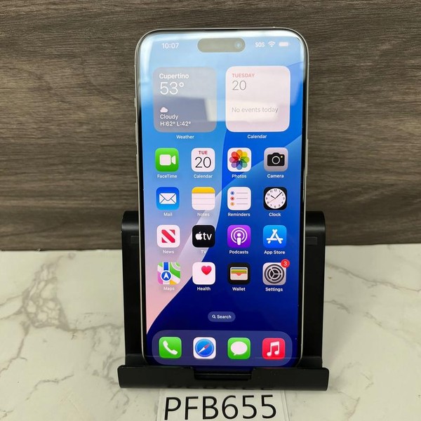 Apple iPhone 15 Pro Max - Unlocked, White, 256 GB, A2849