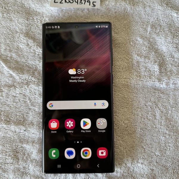 Samsung Galaxy S22 Ultra - Verizon, 128 GB, Black, 8 GB, SM-S908U