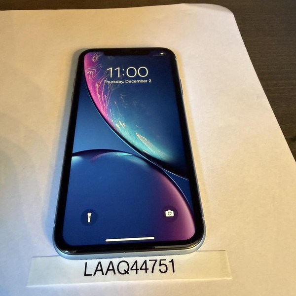 Apple iPhone Xr - Unlocked, 128 GB, Blue, A1984