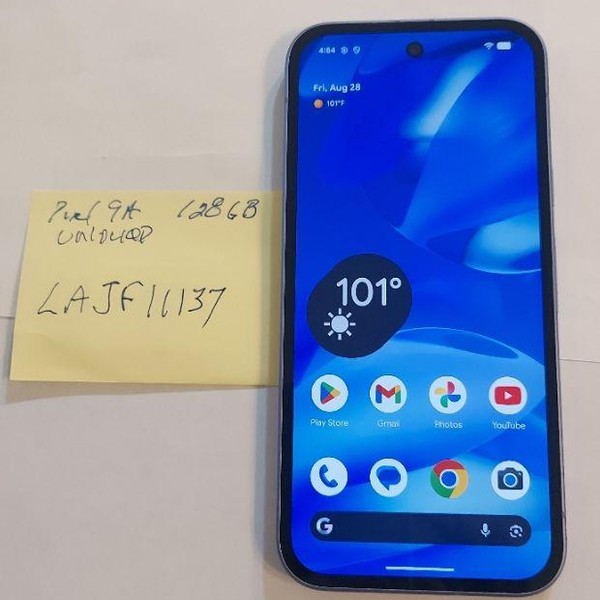 Google Pixel 9a - Unlocked, 128 GB, Iris, 8 GB