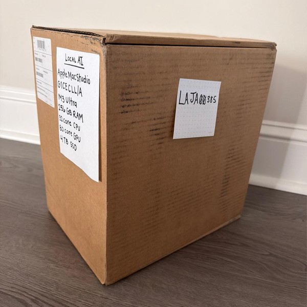 Mac Studio 2025 - 4 TB, 256 GB, Apple M3 Ultra 32-core