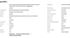 Good
													Dell Latitude Laptop, photo 1 of 24