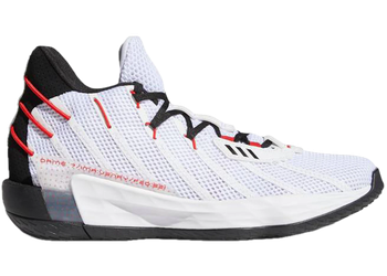 adidas Dame 7 Rip City Cloud White for sale