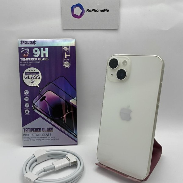 Apple iPhone 14 - Unlocked, Starlight, 128 GB, A2649