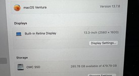 Good
													MacBook Pro 2017 (No Touch Bar) - 13" - I5, Silver, 512 GB, 8 GB, photo 5 of 10
