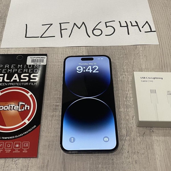 Apple iPhone 14 Pro Max - Unlocked, 128 GB, Black, A2651