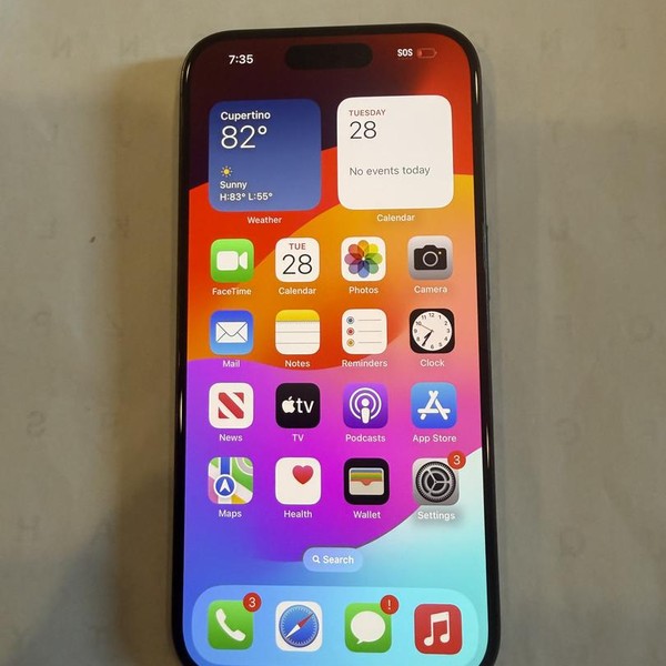 Apple iPhone 15 Pro - Unlocked, 128 GB, Black, A2848